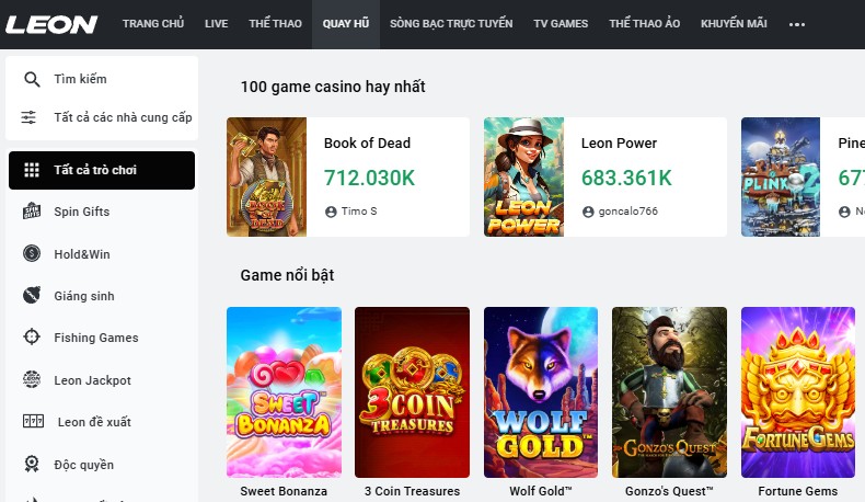 Đánh giá nhà cái Leonbets Casino nhiều ưu đãi cho người Việt