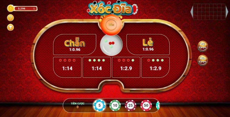 Xóc đĩa 3D trực tuyến game chơi mới cho tân thủ