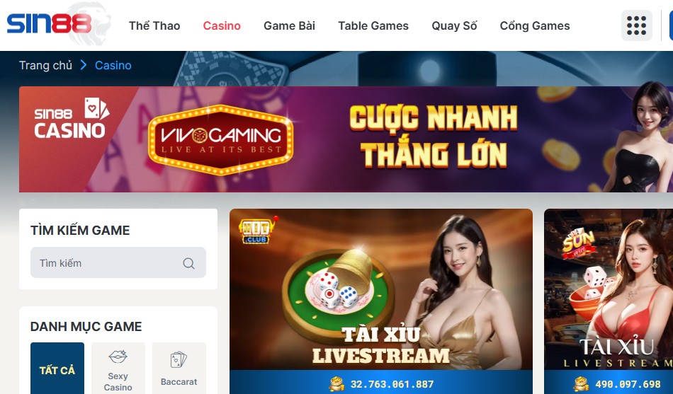 Đánh giá tổng quan về nhà cái Sin88